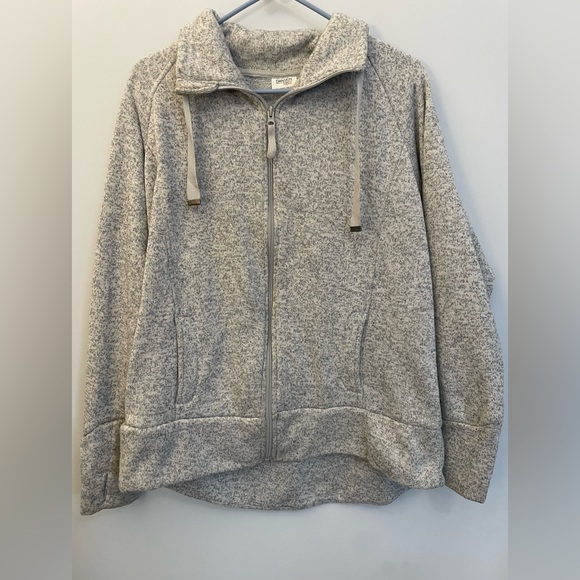 Plus Size Women’s Zip Up Sweater - Picture 1 of 3